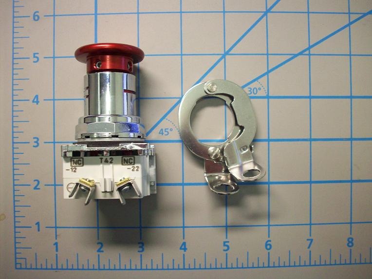 Switch, Push Button, With Lockout - Electrical