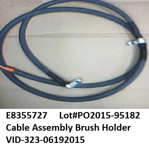 Cable Assembly, Brush Holder - Electrical Rotating - Traction Motor