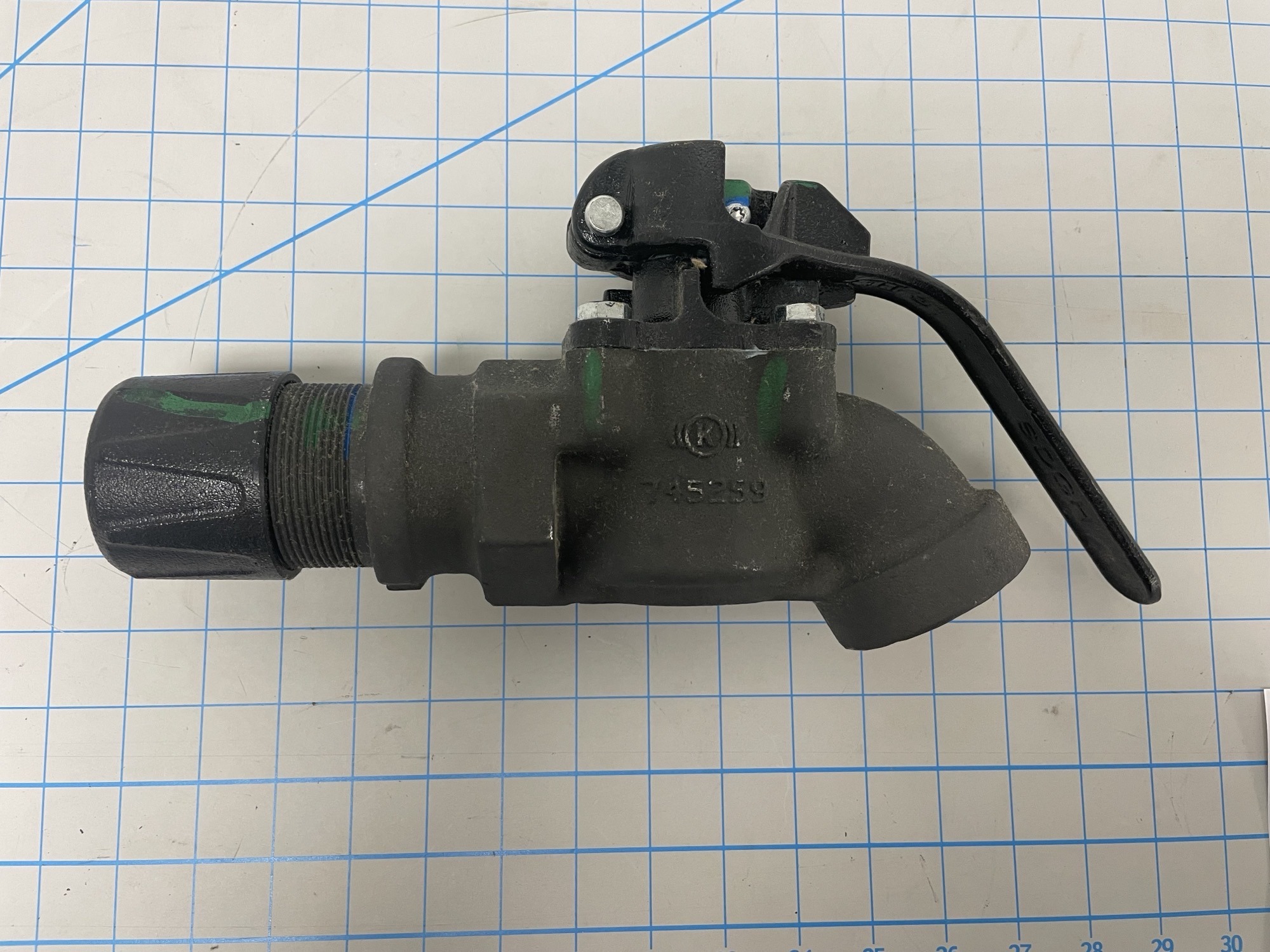 Angle Cock GripSeal Dynaball - Air Brake