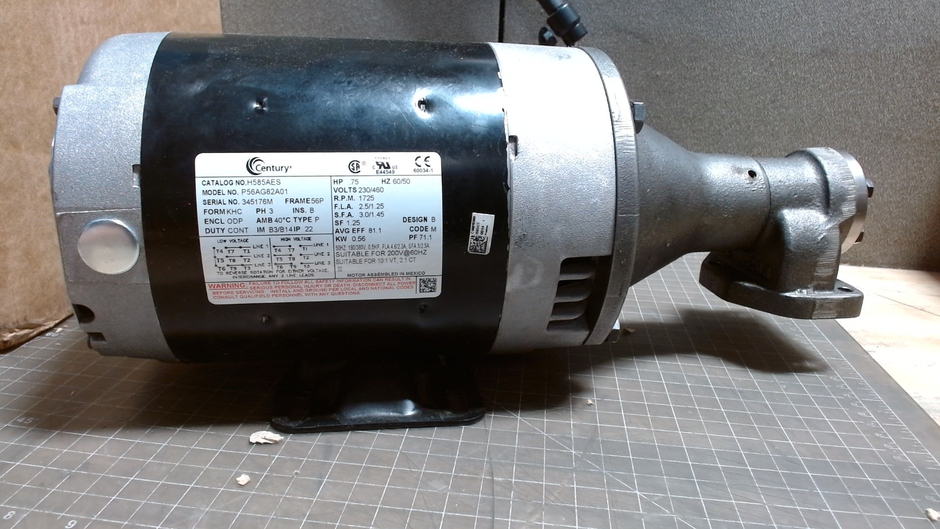 Motor and Pump Assembly - Electrical