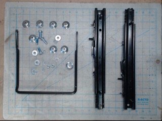 Double Locking Track Set with Hardware - Carbody