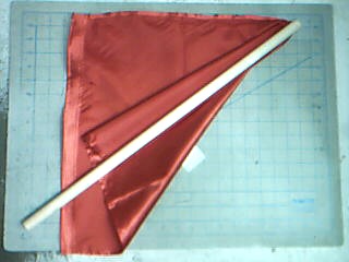 Red Flag With Handle - Uncategorized