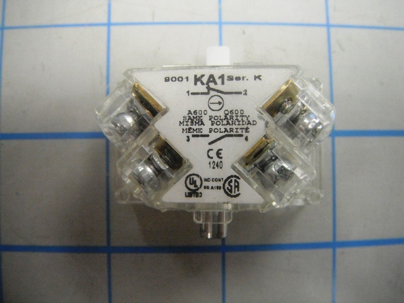 Contact Block, 1 NO 1 NC, W/ Screw Termi - Electrical