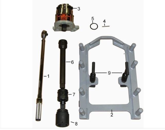 Manual Cylinder Hold Down Bolt Torque Ki - Tools