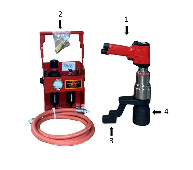 Torque Kit, Pneumatic, Crab Nut - Uncategorized