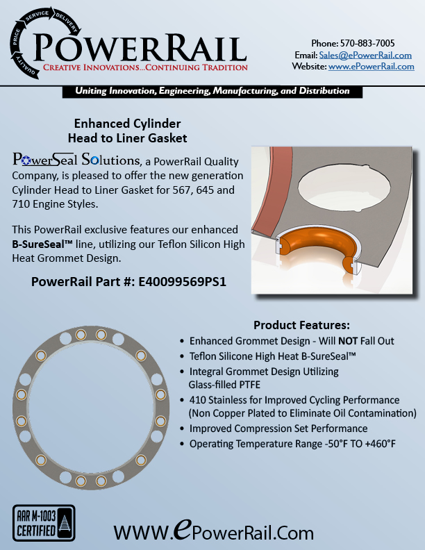 Enhanced Cylinder Head to Liner Gasket