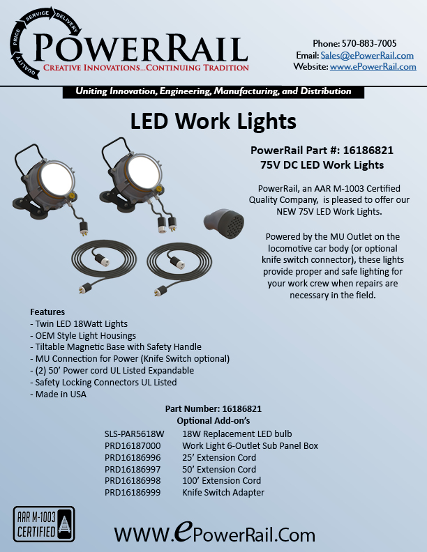 75V LED Work Lights